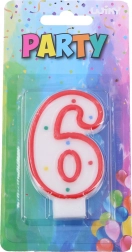 Candela per torta - numero 6
