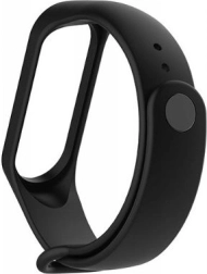 bracelet en silicone pour xiaomi mi band 5/6 – noir