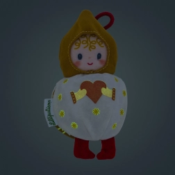 Świąteczna pluszowa dekoracja biała elfka Mimmi Lilliputiens