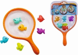 Net with Colorful Little Fish