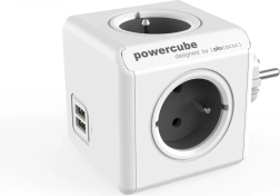 PowerCube Original USB Power Socket Splitter, Gray