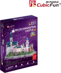 Puzzle 3D luminoso castello Neuschwanstein 128 pezzi