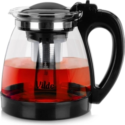 Théière en verre avec infuseur en inox 2 l