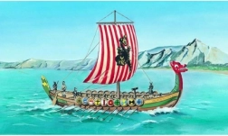 Viking Ship DRAKKAR – Model 1:60