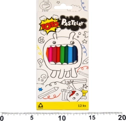 ERGO Triangular Colored Pencils, 12 pcs