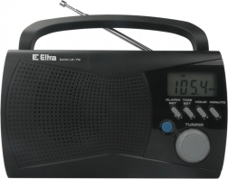 Bærbar radio med LCD-display KINGA 2 sort