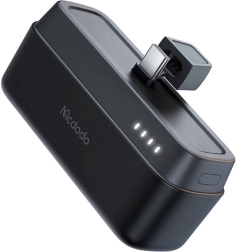 Mcdodo power bank 20 W 5000 mAh con USB‑C (nero)