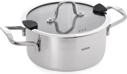 Casserole en acier inoxydable avec couvercle VENICE 20 cm, 3 l