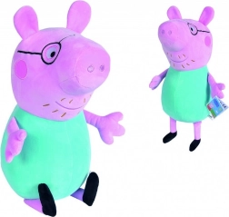 Mascotte peluche Peppa Pig Papà 37 cm