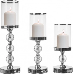 Set di 3 candelabri Glamour Ruhhy