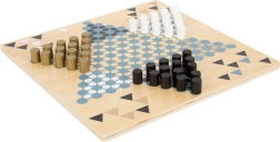small foot Game Barricades and Halma Gold Edition – double-sided wooden board game