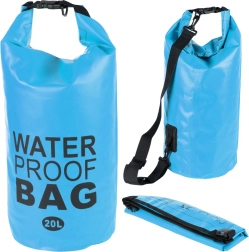 waterproof dry bag 20 L with roll-top closure and strap