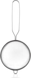 Stainless steel kitchen strainer with handle 10 cm