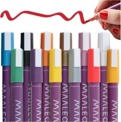 MAALEO acryl decoratieve markers, 12 kleuren