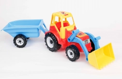 Trattore con caricatore e rimorchio - modello 091