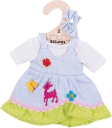 Girls' Dress with Deer for BIGJIGS Doll