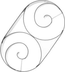 Emporte-pièce en acier inoxydable croissant 13 cm Orion