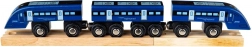 Bigjigs Rail blue high-speed train