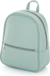 ženski nahrbtnik iz eko usnja v barvi mete