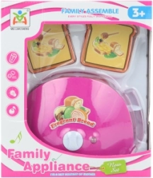 Batterijgestuurde kindertoaster met licht en geluid