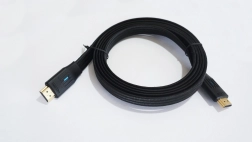 Flad HDMI-kabel 2.1 2 m sort 8K