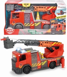 SCANIA Rosenbauer Fire Truck 35 cm with lights, sounds and water cannon