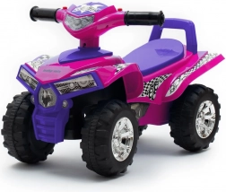 Biciclettina senza pedali per bambini quad con suoni BABY MIX rosa