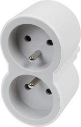 Double Socket Electrical Splitter