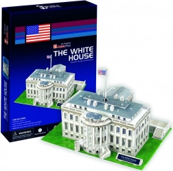 CUBICFUN 3D-puzzel Witte Huis – 64 stukjes