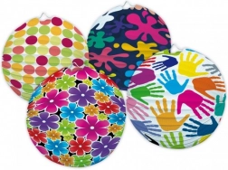 Papieren lampion bol 25 cm