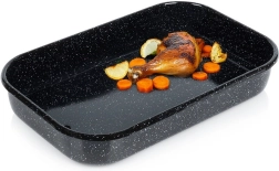 Plat à rôtir rectangulaire émaillé 6 l, 42 × 27 × 7 cm