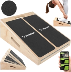 Tavola inclinata in legno per lo stretching dei polpacci TRIZAND