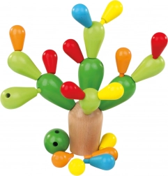 Wooden balancing cactus game Bino