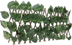 Raztegljiva mreža z umetnimi listi za balkon in teraso 290 × 60 cm