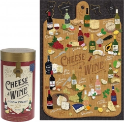 Puzzle Cheese and Wine Lovers 500 Pieces by Ridley's Games
