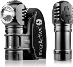 Rechargeable headlamp and handheld flashlight EVERACTIVE FL-55R Dripple 500 lm