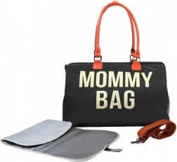 Borsa per mamma Mommy Bag nera con fasciatoio