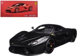 Modello in metallo BBURAGO Ferrari LaFerrari 1:18 nero opaco