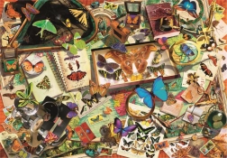 500 Piece Puzzle High Quality, Butterfly Collector