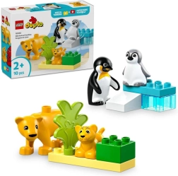 LEGO DUPLO Wild Animal Families: Penguins and Lions
