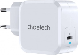 USB‑C töltő 45 W Power Delivery – Choetech (fehér)