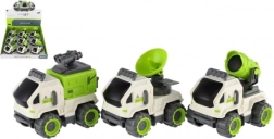 Space Car with Inertia Wheel 7x10cm - 3 Types