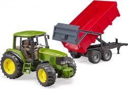 Bruder John Deere tractor with tipping trailer 1:16