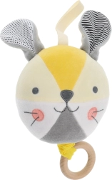 Pallina melodica con coniglietto PETIT COLLAGE in cotone organico