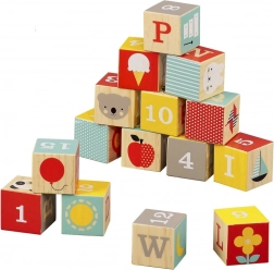 Petit Collage Wooden Alphabet Blocks