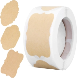 Self-adhesive labels for spice jars and gifts