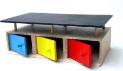 drvena garaža za 3 auta