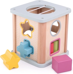 Bigjigs Toys Cubo Motorico Blu
