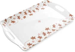 Taca serwingowa z motywem pierniczków 37,5 × 23 cm