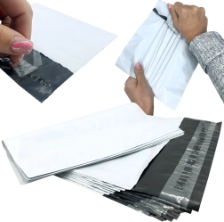 Bílé kuriérní fóliové obálky 600 × 800 mm, balení 50 ks